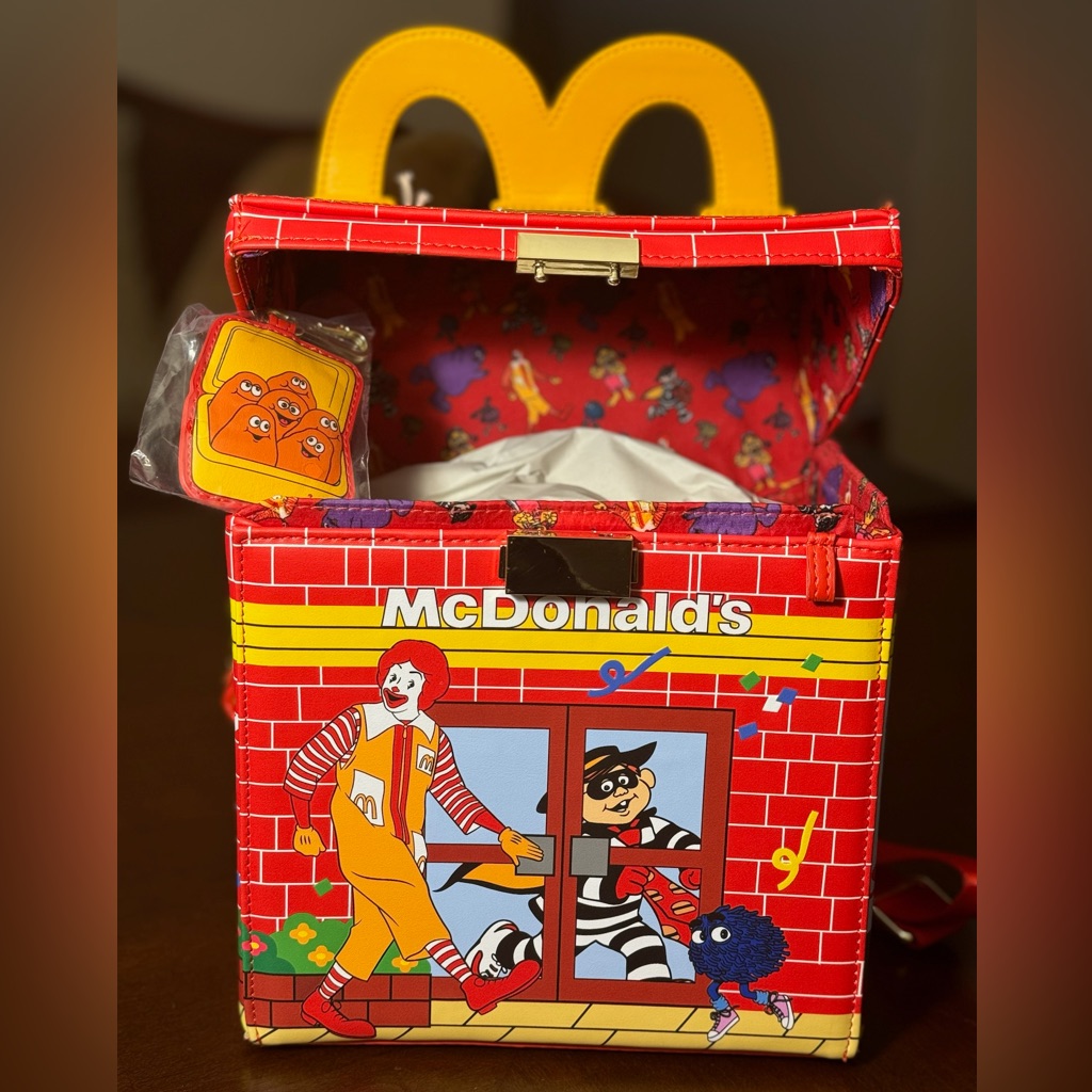 Loungefly Mcdonalds Happy Meal Mini Backpack  Mayor Mccheese Mcdonaldland